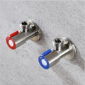 Stainless steel triangle valve, hot and cold water inlet valve for toilet, water heater, kitchen sink, triangle valve. 