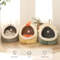 Cat Pad Bed Sweet Soft Warm Pet Basket Cozy Kitten Lounger Cushion Pet House Tent Small Dog Mat For Washable Cats winter Beds. 