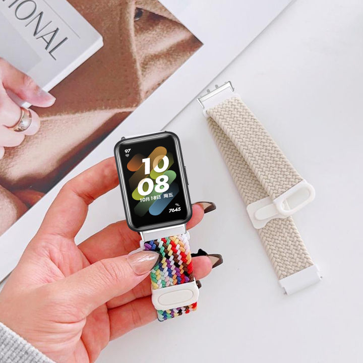 Braided%20Nylon%20For%20%20%20watch%20fit%203%20Strap%20smart%20watch%20accessories%20Wristband%20belt%20bracelet%20correa%20for%20%20fit3%20band%20-%20Image%202