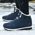 Winter Men Boots Casual Warm Ankle Boots Shoes for Man Sneakers Winter Plush Fur Woman Footwear Comfortable Platform Snow Boots. 