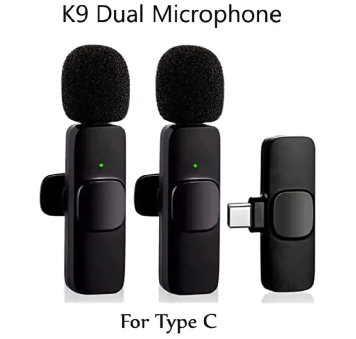 K9/K35/K8%20Wireless%20Dual%20And%20Single%20Professional%20Lapel%20Lavalier%20Microphone%20Remove%20Noise%20For%20Typ%20c%20Or%203.5mm%20Audio%20Jack%20-%20Image%203
