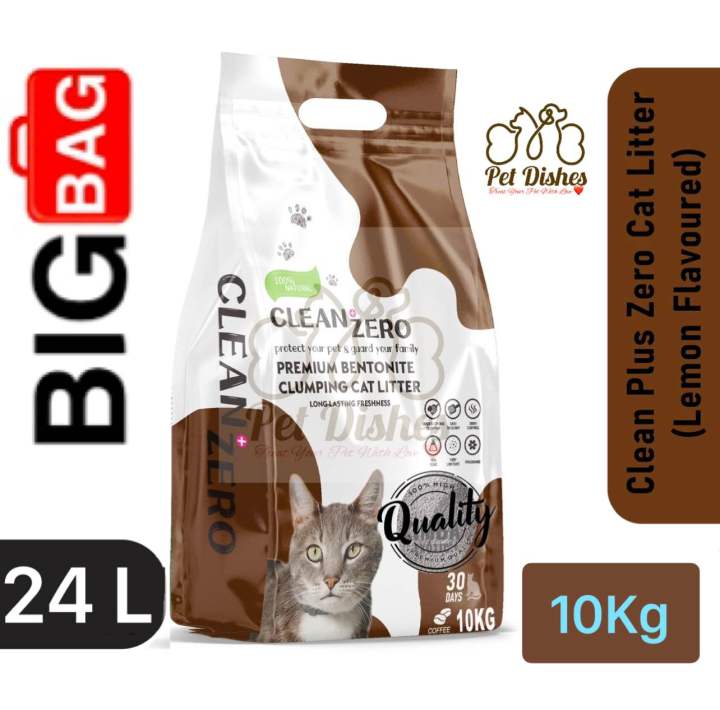 Clean + Zero Cat Litter 10Kg (24-Liter) Coffee ☕️ Fragrance
