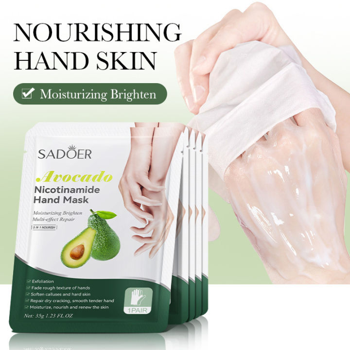 6%20Pairs%20SADOER%20Fruit%20Hand%20Mask%20Avocado%20Honey%20Peach%20Papaya%20Cherry%20Strawberry%20Vitamin%20C%20Moisturizing%20Masks%20For%20Hands%20Skin%20Care%20-%20Image%202