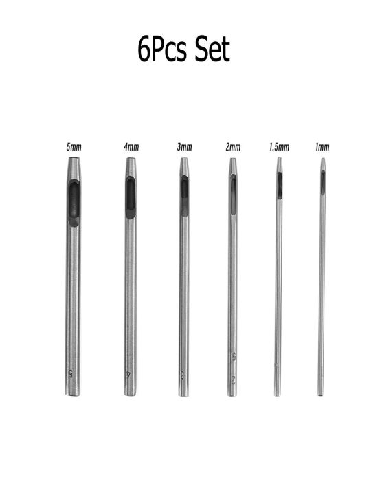 6pcs%20Leather%20Hole%20Punching%20Tools%20Steel%20Hollow%20Round%20Hole%20Puncher%20-%20,%20Durable%20Round%20Cutters%20For%20Watch%20Bands,%20Belt,%20Paper%20-%20Image%207