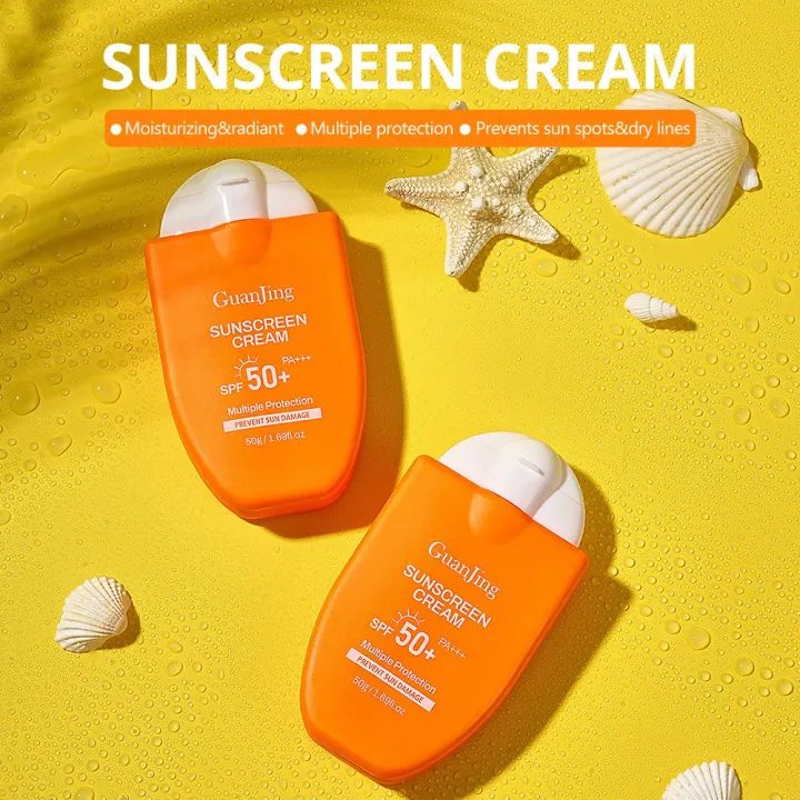 GuanJing%20Super%20Sunscreen%20Cream%20SPf%2050+%20PA+++%20UeVA&UVB%20Multiple%20Protection%2050g%20-%20Image%204