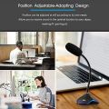 USB Microphone with LED Light for PC Computer Laptop Notebook Desktop Gaming Chatting Noise Reduction Microphone. 