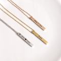 Customize Bar Pendent Necklace. 
