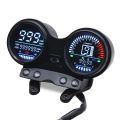Motorcycle digital meter for ybr all models ybz/dx/125( electric rpm bright display imported quality/waterproof). 