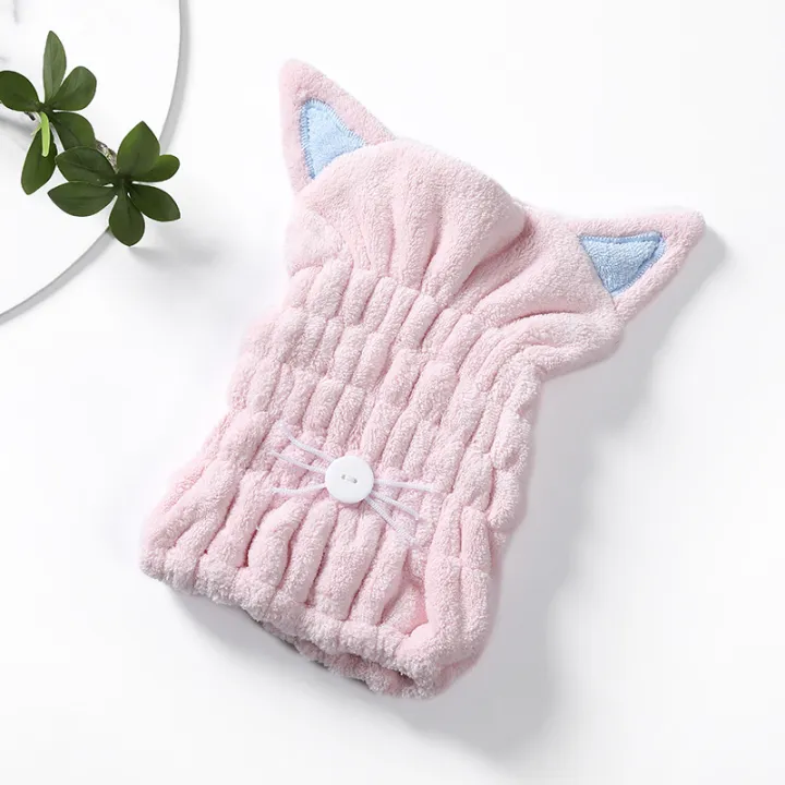 Cute%20Cat%20Microfiber%20Hair-drying%20Towel%20Bath%20Cap%20Strong%20Absorbing%20Drying%20Long%20Soft%20Special%20Dry%20Hair%20Cap%20Towel%20with%20Coral%20Velvet%20-%20Image%205