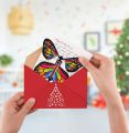 HOTTEST SALE Magic Fairy Flying Butterfly Rubber Band Powered Wind up Butterfly Toy for Surprise Gift or Party Play. 