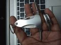 6 in 1 Mini Pocket Multitools Folding Screwdriver Bit Keychain Led Bottle Opener Multi Function Keychain. 