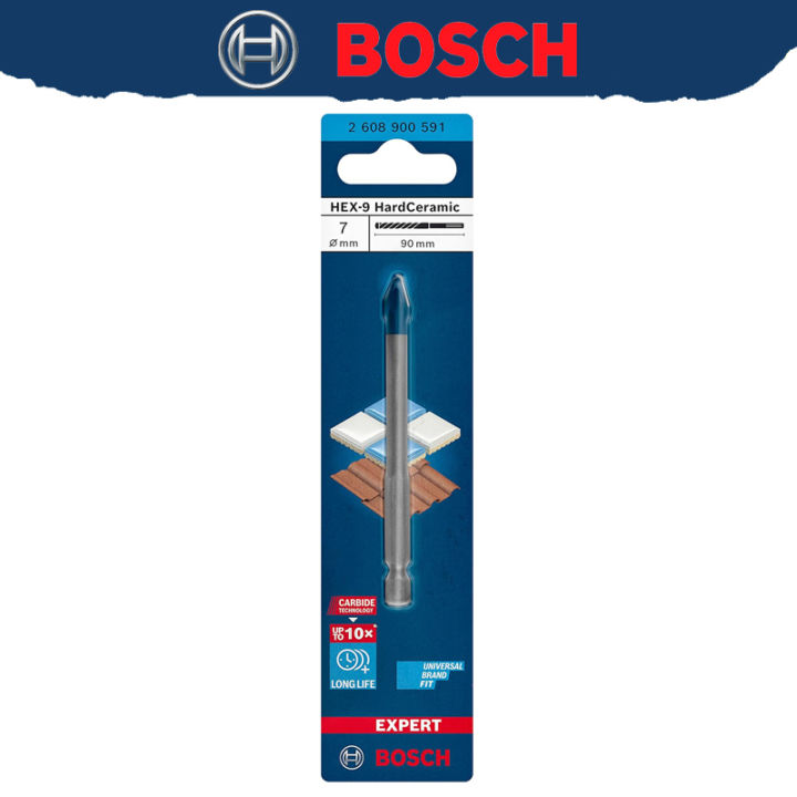 BOSCH%202608900591%20EXPERT%20HEX-9%20Hard%20Ceramic%20Drill%20Bit%207mm%2010X%20Long%20Lifespan%20High%20Hardness%20Material%20Stone%20Flat%20Drill%20Bit%20-%20Image%207