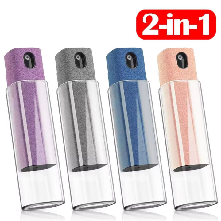 2 In 1 Screen Cleaner Spray Kit Portable Screen Cleaning Tools Microfiber Cloth For Watch iPhone PC Laptops Phone