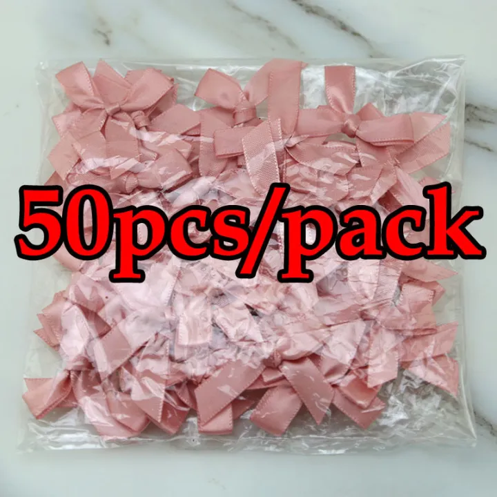 (50%20Pcs)%204*4cm%20Colourful%20Ribbon%20Bows%20Small%20Size%20Polyester%20Satin%20Ribbon%20Bow%20Flower%20DIY%20Craft%20Decoration%20-%20Image%204