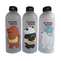 1000ML Water Bottles Cute Panda Bear Cup 1000ml With Straw Transparent Cartoon Water Bottle Drinkware Frosted Leak-proof Protein Shaker. 