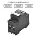 DC100V 150V 200V 250V Circuit Breaker Low Voltage AC DC MCB 2P C Curve 16A 20A 25A 32A 40A 50A 63A Solar Panel Battery Protector. 