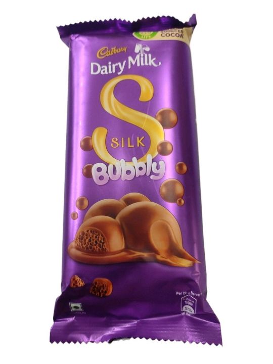 Cadbury Dairy Milk Silk Bubbly 120 gram