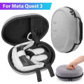 VR Headset Protective Box for Meta Quest 3 Carrying Case EVA Hard Shell Portable Travel Storage Bag for Meta Quest 3 Accessories.