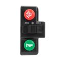 Horn Switch 5pin Waterproof Connector for Kugoo M4/Pro Electric Scooter 3 in 1 Replace Handlebar Headlight Turn Signal Switch. 