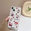 Cute Y2K Sanrio Hello Kitty Magnetic Holder Magsafe Wireless Charge Phone Case for Iphone 16 15 14 13 12 11 Pro Max Hard Cover. 