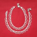 No.47 Silver Classic Design Pauju / Anklet For Women, 2.92 Tola - Sp Jewellers. 