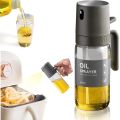 250ML Spray Oil Bottle High Borosilicate Glass Cooking Oil Spray Spray Bottle Olive Oil Dispenser Air Fryer Salad Baking. 