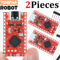 TENSTAR 2pcs NRF52840 Development Board Compatible With Nice!Nano V2.0 Bluetooth Split keyboard Pro Micro Red Board. 