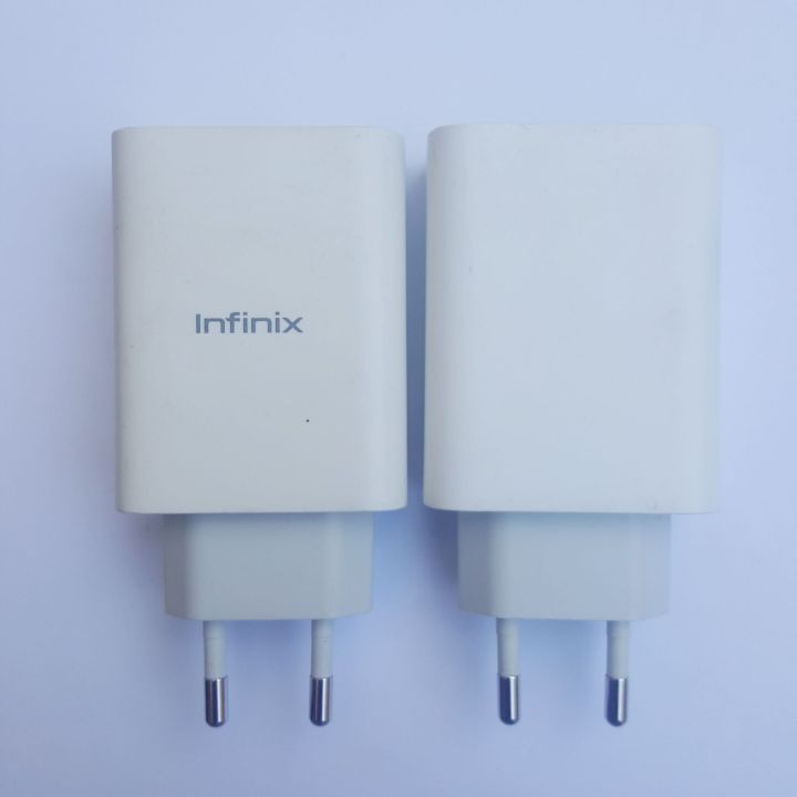 Infinix 33 watt Fast Charger Genuine - Infinix Original Adaptor Box Pulled-only adaptor