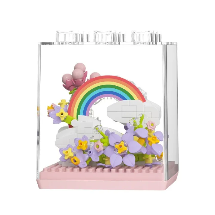Qimeng%20Fun%20Microgranules%20Rose%20Eternal%20Flower%20Building%20Block%20Ornament%20Assembly%20Kit%20%20for%20Girls%207323-26%20-%20Image%206