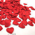 Valentine's Day 200Pcs Romantic Padded Fabric Throwing Petals Love Hearts for Table and Carpet Wedding Party Decoration. 