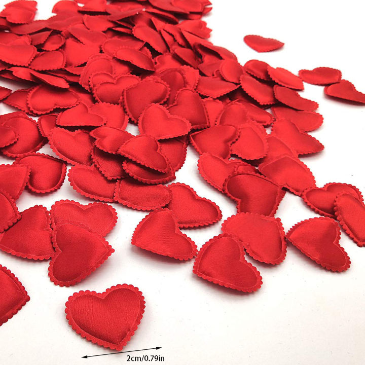 Valentine's%20Day%20200Pcs%20Romantic%20Padded%20Fabric%20Throwing%20Petals%20Love%20Hearts%20for%20Table%20and%20Carpet%20Wedding%20Party%20Decoration%20-%20Image%206