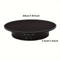 360 Degree Electric Rotating Turntable, Rechargeable Low Noise Adjustable Smooth Rotation Non-Slip Display Stand.
