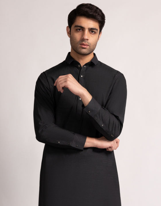 Junaid Jamshed Sticthed Mens Kameez Shalwar For Men And Boys -Collection:2026- Designcode: JJKS-A-33487/S25/JJ10022-CL