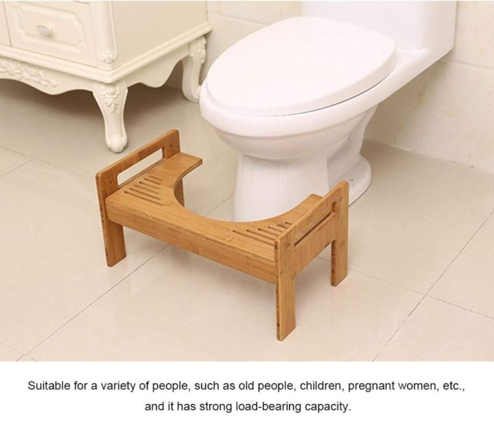 Squatty Potty Toilet Stool Step Stool Made of Wood Squatty Potty, Healthy Sitting Posture on the Toilet, Against Hemorrhoids and Constipation, Adjustable Height 18 cm - 24 cm

￼

￼

￼

￼

￼

￼

￼