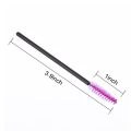 Wholesale 200 PCS Disposable Eyelash brush Mascara Wands Spoolies for Eye Lash Extension, Eyebrow and Makeup (Black&Rose red). 
