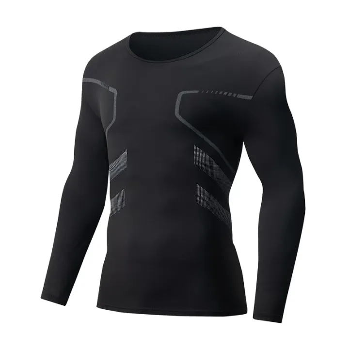 1/3%20Piece%20Autumn/Winter%20Men's%20Fashionable%20Printed%20Warm%20Top%20Comfortable%20And%20Casual%20Plus%20Size%20Sports%20Fitness%20Long%20Sleeved%20T-shirt%20-%20Image%203