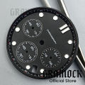 GRAMOCK 31mm Watch Modified Accessories VK63 Quartz Watch Dial 4 Hour's Date Window Luminous For VK63 VK64 Chronograph Movement. 