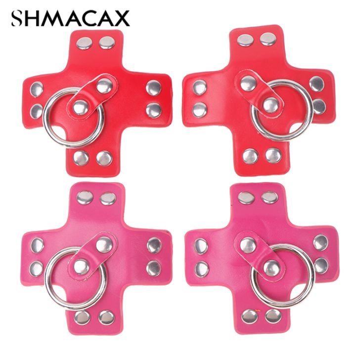 Women%201Pair%20%20Leather%20Cross%20Nipple%20Cover%20Reusable%20Breast%20Stickers%20Self%20Adhesive%20Nipple%20Pasties%20Nipple%20Covers%20Bra%20AccessoriesW%20-%20Image%204