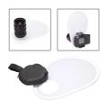 Camera Flash Diffuser Lightweight Light Modifier Attachments Easy to Install Portable Flash Diffuser Reflector with Storage Bag. 