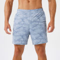Men's Summer Cool-Feeling Sports Shorts Quick-Drying Breathable Running and Fitness Shorts Elastic Training Print Shorts.