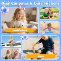 Kids Smart Phone Toy with Dual Camera Educational Games Music Player Safe Mode Best Birthday HD 1080P Kids Camera Toys.