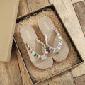 2025 Fashion Women Flip Flops Summer Beach Platform Slippers Casual Outside Wedges Sandals Summer Women Shoes. 