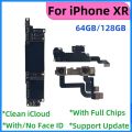 Unlocked For iPhone XR XS Motherboard Free Clean iCloud Support update For iphone X XS Max With/No Face ID Logic board MainBoard. 