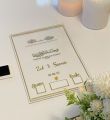 Personalised Nikah Acrylic Board, Fingerprint Contract, Wedding Fun. 