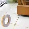 Tile decorative tape | Tile Gap tape | For wall , Tile , Furniture , Door decoration |Sticker Waterproof  | 50 Meters Golden Tape | Cearamic Tape | Tile stickers for flooring | tile decoration tape | Gap Sealing Tape | (1cm x 50m, Golden) | Free shipping. 