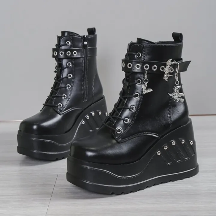 2024%20New%20Boots%20for%20Women%20Fashion%20Hot%20Sale%20Punk%20Goth%20Platform%20Heels%20Wedge%20Women's%20Boots%20Casual%20Goth%20Punk%20Size%2043%20Women's%20Shoes%20-%20Image%204