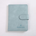 Leather Passport Holder Covers Case Waterproof Travel Credit Card Wallet Cute Passport Book for Women/Men Buckle Passport Cover.
