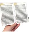 384 Pcs Soft Lightweight Fish Tail Single Cluster Eyelashes, 10-12mm Perfect for Daily Makeup & Eyelash Extension. 