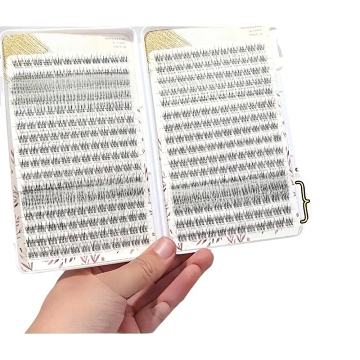 384%20Pcs%20Soft%20Lightweight%20Fish%20Tail%20Single%20Cluster%20Eyelashes,%2010-12mm%20Perfect%20for%20Daily%20Makeup%20&%20Eyelash%20Extension%20-%20Image%204