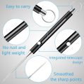 Portable Titanium Alloy Toothpick, Tooth Picking ArtifactSpring Telescopic Toothpick, Keychain Pendant, Self-defenseWeapon. 